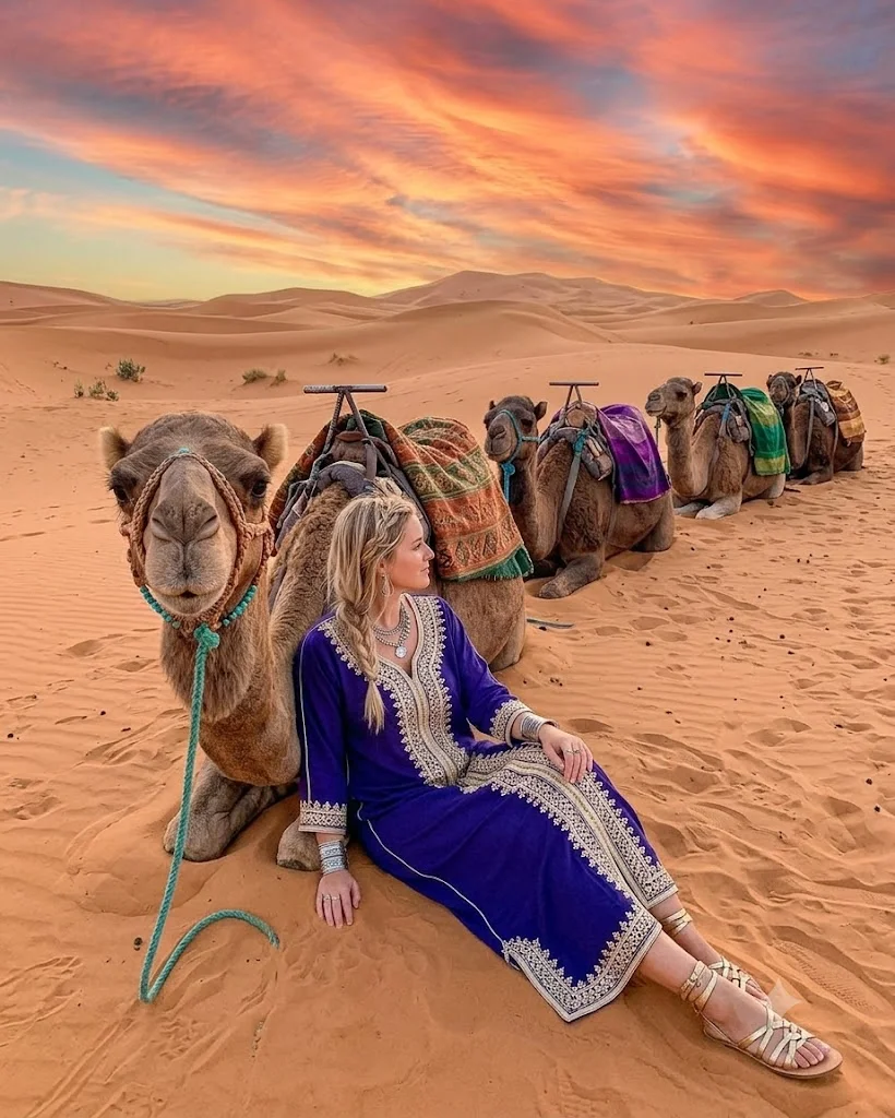 Desert dunes in Morocco